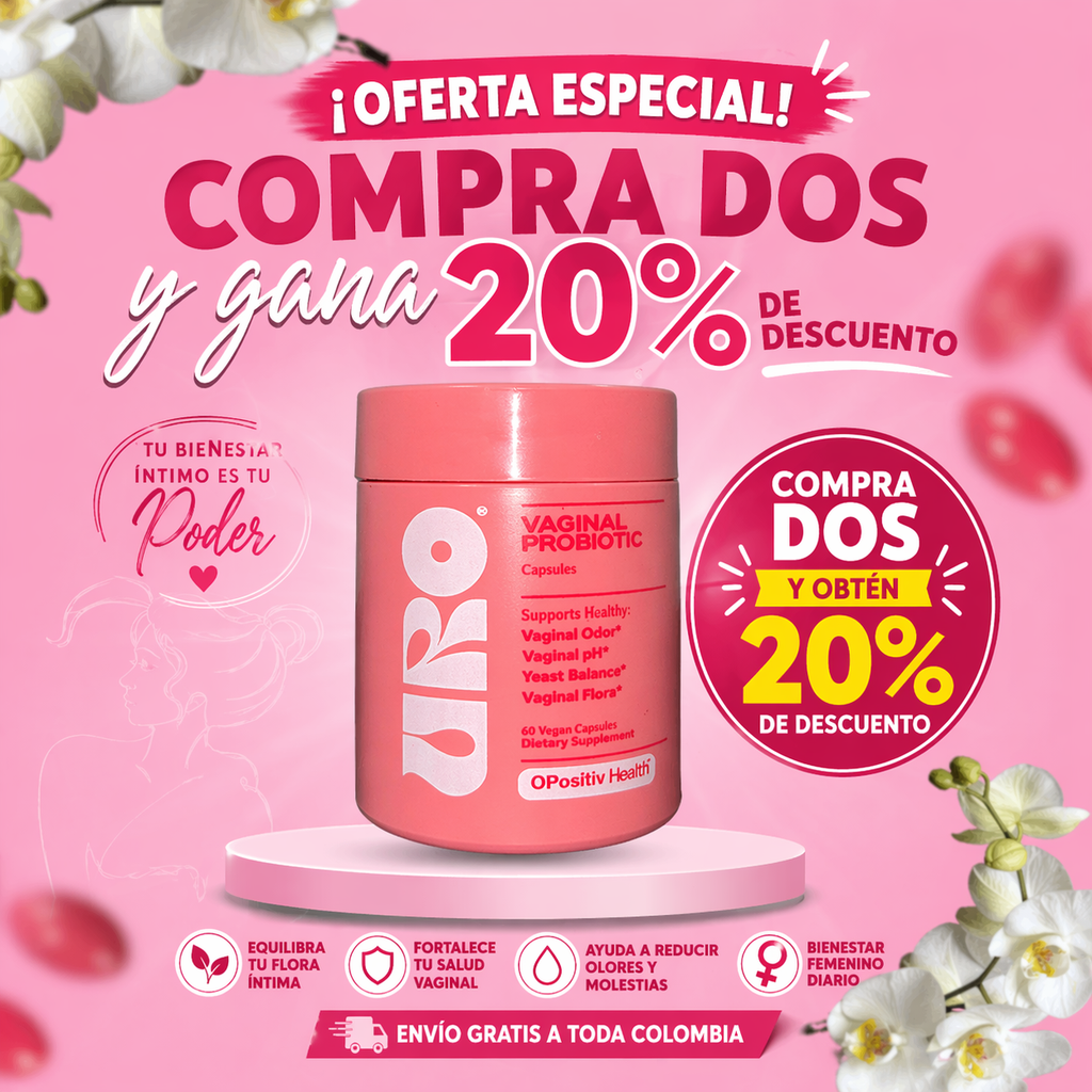 URO Probiótico Vaginal – Salud Íntima Femenina