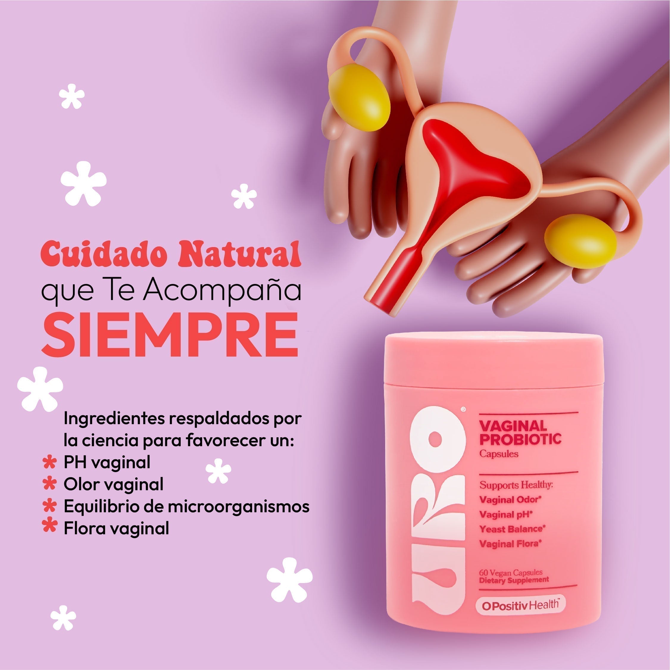 URO Probiótico Vaginal – Salud Íntima Femenina