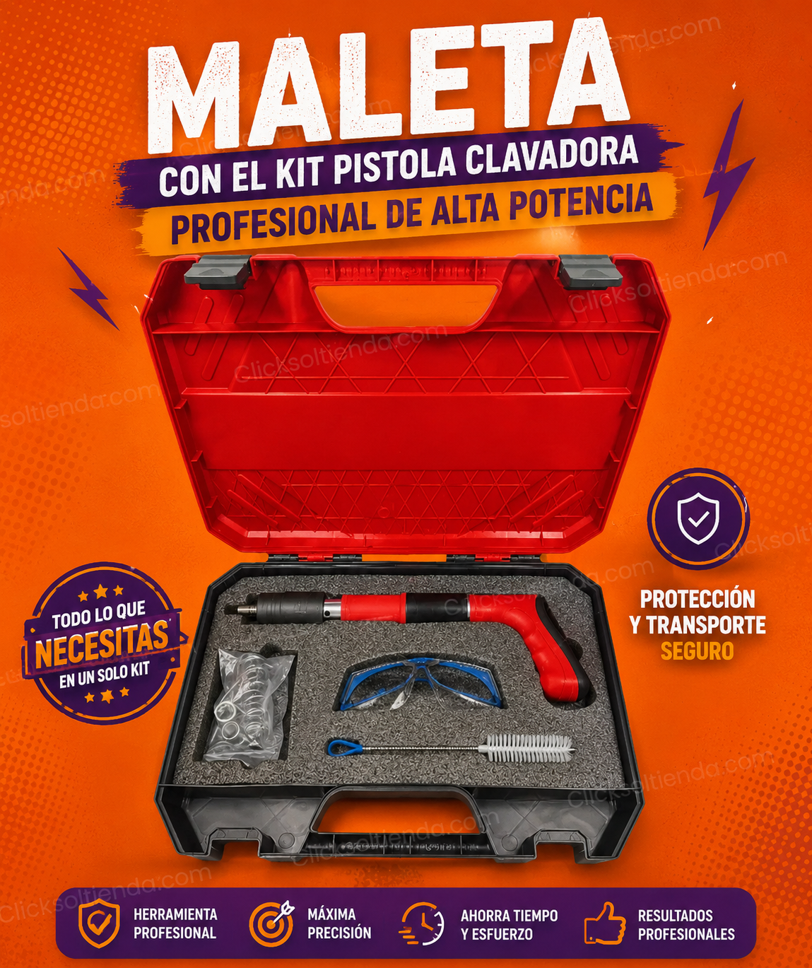 🔥 PowerTitan™ | Pistola Clavadora Profesional de Alta Potencia