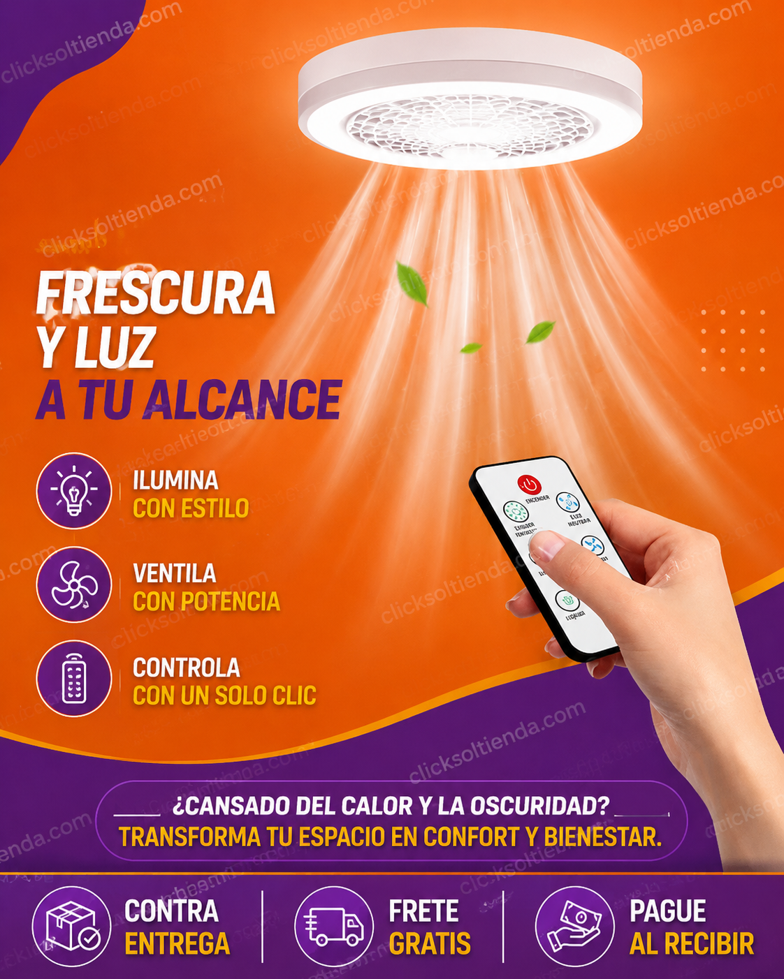 Bombillo Ventilador AeroLight™ Premium