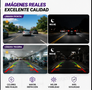 Espejo Retrovisor Inteligente Full HD con Doble Cámara | Conduce con Mayor Seguridad